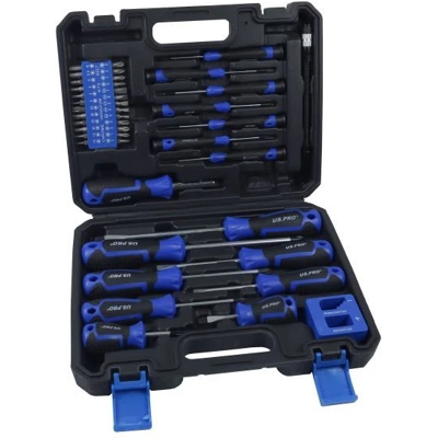 Us Pro Screwdriver Set Bit Set 43pc Magnetic Ph Si Torx Hex Precision 4908 Us Pro Screwdriver Set Bit Set 43pc Magnetic Ph Si Torx Hex Precision 4908