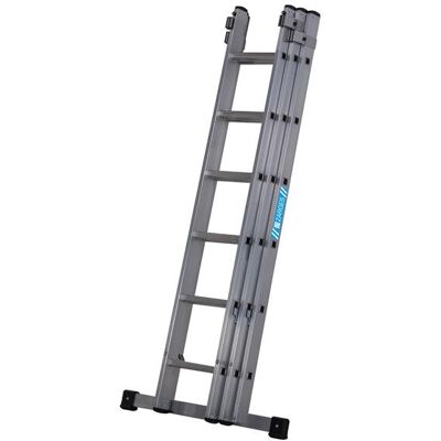 Zarges 403626 Everest Square-rung Extension Ladder 3-part 3 X 6 Zar403626 Zarges 403626 Everest Square-rung Extension Ladder 3-part 3 X 6 Zar403626