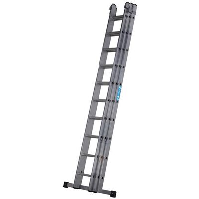 Zarges 4031026 Everest Square-rung Extension Ladder 3-part 3 X 10 Zar4031026 Zarges 4031026 Everest Square-rung Extension Ladder 3-part 3 X 10 Zar4031026