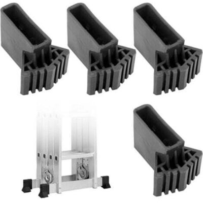 OEM Ladder Feet: Set Of 4 Replacement Ladder Caps For Telescopic Ladders, Technical Ladders, And Rafter Ladders OEM Ladder Feet: Set Of 4 Replacement Ladder Caps For Telescopic Ladders, Technical Ladders, And Rafter Ladders