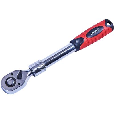 AM-TECH 1/2"" Ratchet Telescopic Extendable Reversible Quick Release Wrench At I3460 AM-TECH 1/2"" Ratchet Telescopic Extendable Reversible Quick Release Wrench At I3460
