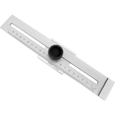 TORMATOR Precision marking gauge, Carbon steel parallel scriber, Laser-engraved scale, 200 mm measuring range TORMATOR Precision marking gauge, Carbon steel parallel scriber, Laser-engraved scale, 200 mm measuring range