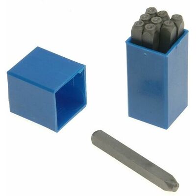 Priory 180- 12.0Mm Set Of Number Punches 1/2In Priory 180- 12.0Mm Set Of Number Punches 1/2In