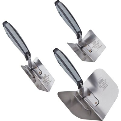 Ragni RSICTP Internal Corner Trowel Japanese Stainless Steel 3 Piece Set Ragni RSICTP Internal Corner Trowel Japanese Stainless Steel 3 Piece Set