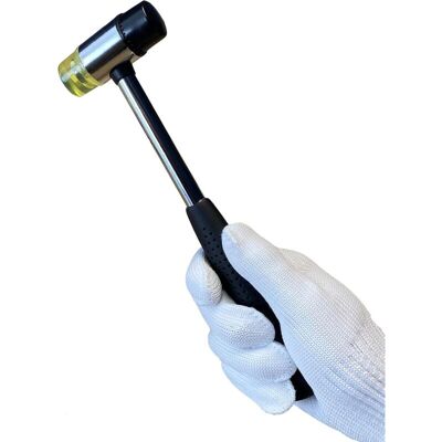 Memkey - Rubber Hammers, Rubber Mallet, Non-Slip Rubber Hammer, Non-Slip Rubber Hammer, Double-Sided Soft Rubber Hammer, Rubber Hammer (25mm) Memkey - Rubber Hammers, Rubber Mallet, Non-Slip Rubber Hammer, Non-Slip Rubber Hammer, Double-Sided Soft Rubber Hammer, Rubber Hammer (25mm)