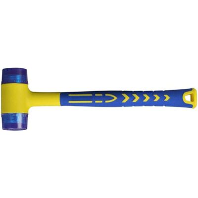 Gotrays - Rubber mallet, rubber hammer with non-slip fiberglass handle, with double soft face Gotrays - Rubber mallet, rubber hammer with non-slip fiberglass handle, with double soft face
