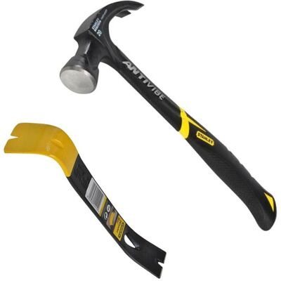 Stanley FatMax Antivibe Hammer 20oz Wonder Bar STA151277 STA155515 XMS19AVHBAR Stanley FatMax Antivibe Hammer 20oz Wonder Bar STA151277 STA155515 XMS19AVHBAR