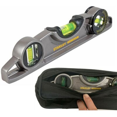 Stanley - FatMax Torpedo Magnetic Spirit Level 0-43-609 STA043609 with Level Bag Stanley - FatMax Torpedo Magnetic Spirit Level 0-43-609 STA043609 with Level Bag