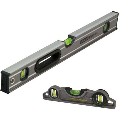 Stanley - STA043624 FatMax Box Beam Spirit Level 60cm + Torpedo 0-43-624 0-43-609 Stanley - STA043624 FatMax Box Beam Spirit Level 60cm + Torpedo 0-43-624 0-43-609