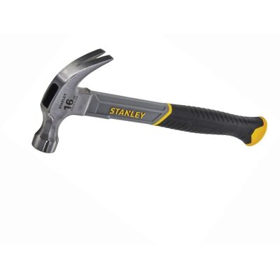 Stanley - STA051529 Grey Fibreglass Curve Claw Hammer 450g 16oz STHT0-51309 Stanley - STA051529 Grey Fibreglass Curve Claw Hammer 450g 16oz STHT0-51309