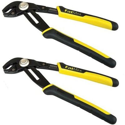 Stanley - x2 FatMax Groove Joint Waterpump Plier 250mm 10'' 0-84-648 STA084648 Stanley - x2 FatMax Groove Joint Waterpump Plier 250mm 10'' 0-84-648 STA084648