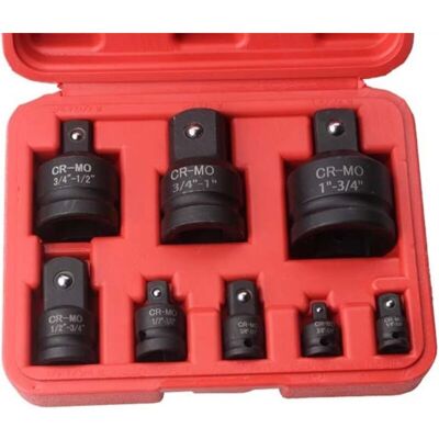 Ikodm - Toolbox Reduction Set: 1/2 to 3/8, 3/8 to 1/4 and 3/4 to 1/2 Impact Socket Adapter for Car and Bicycle (Set b) Ikodm - Toolbox Reduction Set: 1/2 to 3/8, 3/8 to 1/4 and 3/4 to 1/2 Impact Socket Adapter for Car and Bicycle (Set b)