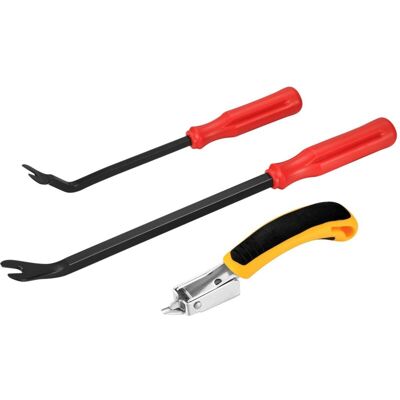 Beijiyi - Upholstery Stapler, Nail Puller, Nail Puller, Upholstery and Construction Staple Remover with Spike Extraction Tool, 3-piece Beijiyi - Upholstery Stapler, Nail Puller, Nail Puller, Upholstery and Construction Staple Remover with Spike Extraction Tool, 3-piece