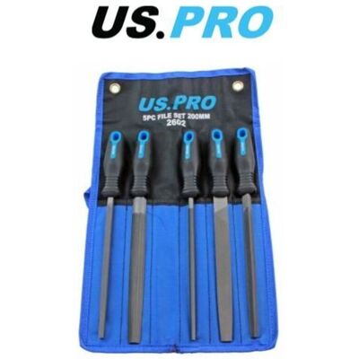 US PRO 5 Piece Steel Engineers File Set 200mm (8") 2602 US PRO 5 Piece Steel Engineers File Set 200mm (8") 2602