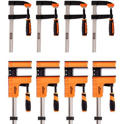 Vaunt - 8 Piece Kit Clamp Set - 1000mm Sliding Body Bar Vaunt - 8 Piece Kit Clamp Set - 1000mm Sliding Body Bar