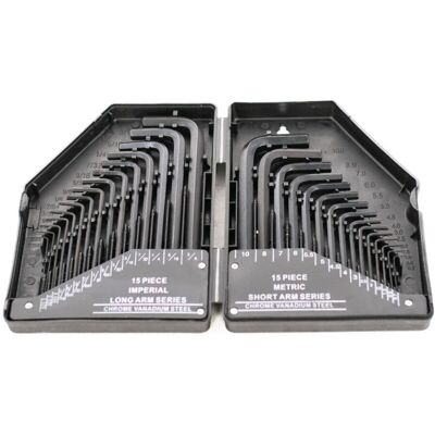 Vaunt - Essentials 30 Piece Hex Key Set Allen Key Set Metric 0.28 to 10mm E1422000 Vaunt - Essentials 30 Piece Hex Key Set Allen Key Set Metric 0.28 to 10mm E1422000