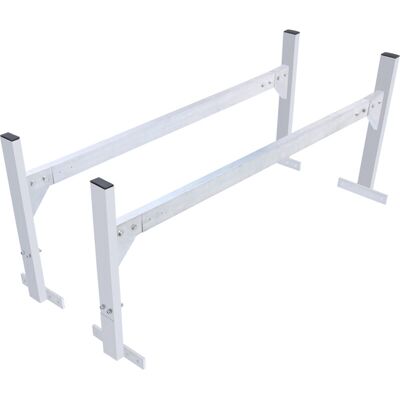 VEVOR Van Roof Ladder Rack, 2 Bars Aluminum Alloy Roof Ladder Racks, 181 kg Capacity Rain-Gutter Van Roof Rack, Adjustable Length 1300-2060 mm, Van VEVOR Van Roof Ladder Rack, 2 Bars Aluminum Alloy Roof Ladder Racks, 181 kg Capacity Rain-Gutter Van Roof Rack, Adjustable Length 1300-2060 mm, Van