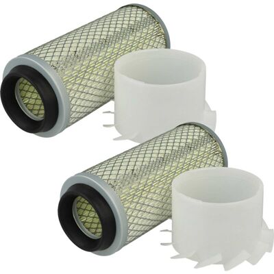 2x Air Filter compatible with Pel-Job sirius 246 mitsubishi l 3 e, ls 271 mitsubishi, tb 1200 Digger - External Motor Filter - Vhbw 2x Air Filter compatible with Pel-Job sirius 246 mitsubishi l 3 e, ls 271 mitsubishi, tb 1200 Digger - External Motor Filter - Vhbw