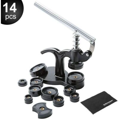 TORMATOR Watch Case Press, Watch Tool for Closing the Watch Back Table, 12 Mold Sizes TORMATOR Watch Case Press, Watch Tool for Closing the Watch Back Table, 12 Mold Sizes