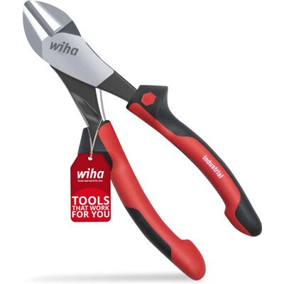 Heavy-duty diagonal cutters Industrial with DynamicJoint® with switchable opening spring 200 mm, 8' (41327) - Wiha Heavy-duty diagonal cutters Industrial with DynamicJoint® with switchable opening spring 200 mm, 8' (41327) - Wiha