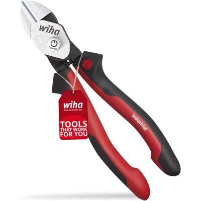 Wiha High-performance diagonal cutters BiCut Industrial with DynamicJoint 200 mm, switchable 200% power at the push of a button i does the job of two Wiha High-performance diagonal cutters BiCut Industrial with DynamicJoint 200 mm, switchable 200% power at the push of a button i does the job of two
