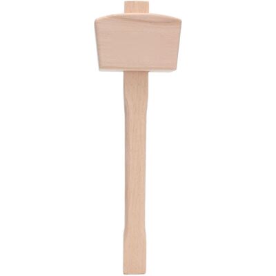 TEHTUY Wooden Mallet, Beech Wood Carving Solid Wood Non-Destructive Percussion Wooden Hammer Handle Wooden Woodworking Hand Tool TEHTUY Wooden Mallet, Beech Wood Carving Solid Wood Non-Destructive Percussion Wooden Hammer Handle Wooden Woodworking Hand Tool