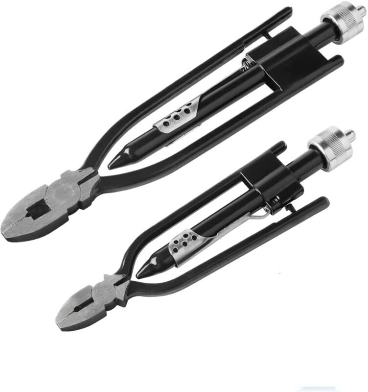 Memkey - 2-Pack Aviation Safety Wire Twisting Pliers, Twisting Pliers 9' 6' Racing Lock Forged Car Aircraft
