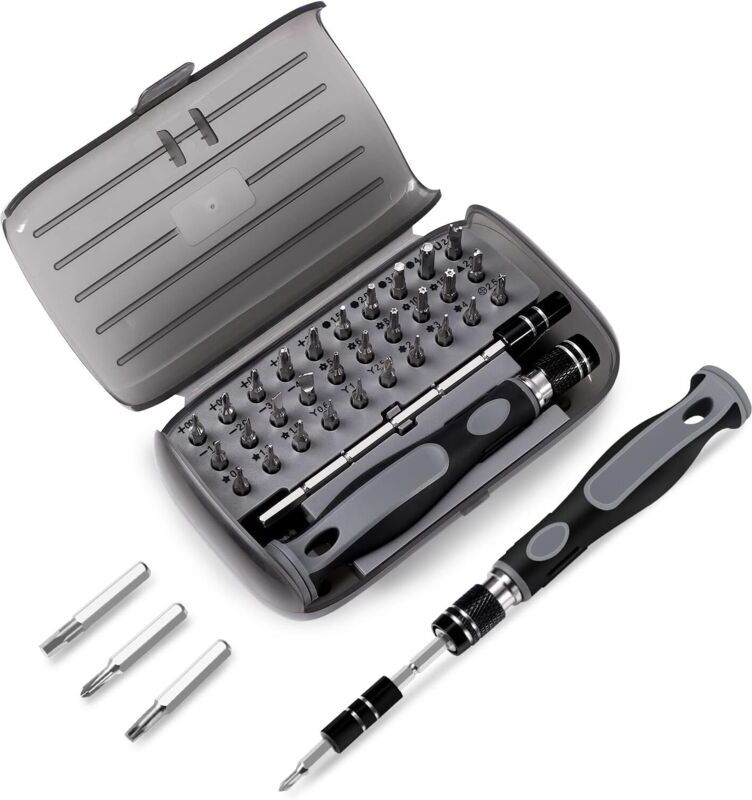 BEIJIYI 32 in 1 Precision Screwdriver Set - Mini Magnetic Screwdriver Set, DIY Electronics Repair Kit, Computer Tool for PC, MacBook, iPhone, Glasses, Watch,