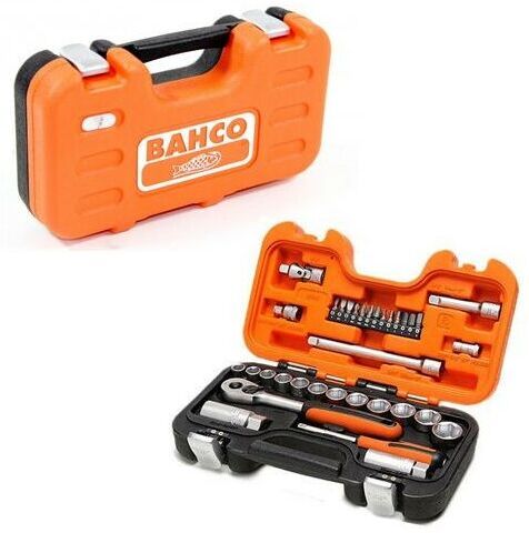 Bahco - S330 34 Piece Ratchet Socket Set 1/4'' & 3/8'' Drive BAHS330 XMS24SS38
