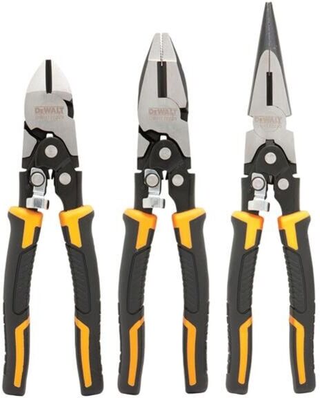 DWHT0-70485 Compound Action Pliers Set, 3 Piece DHT070485 - Dewalt