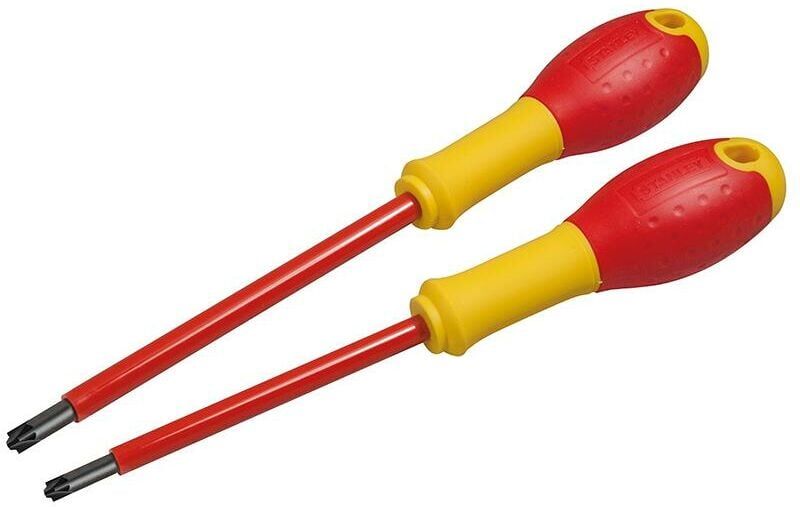 Stanley - Tools Fatmax Vde Insulated Borneo Pozi Scewdriver Set Of 2