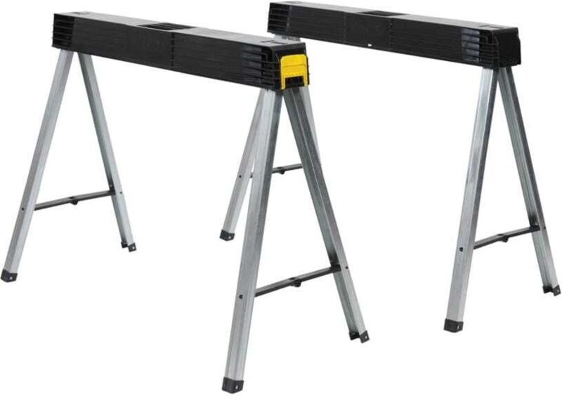 Stanley - 1-97-475 Metal Folding Sawhorse (Pair)