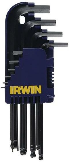Irwin - T10757 Metric Long Arm Ball End Hex Key Set, 10 Piece IRWT10757