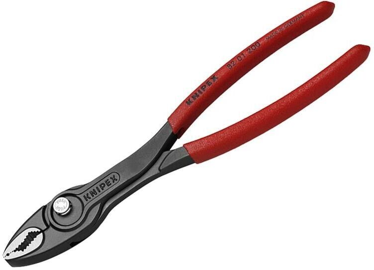 Knipex - 82 01 200 sb TwinGrip Slip Joint Pliers pvc Grip 200mm KPX8201200SB