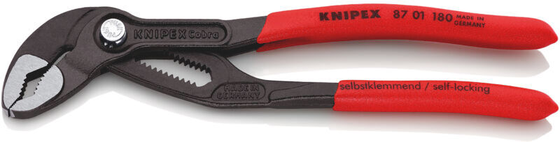 Knipex - Cobra� Water Pump Pliers pvc Grip 180mm - 36mm Capacity KPX8701180