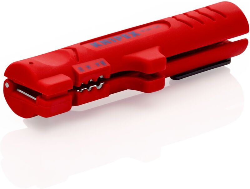 KNIPEX 16 64 125 SB Stripping Tool for flat and round cable 125 mm