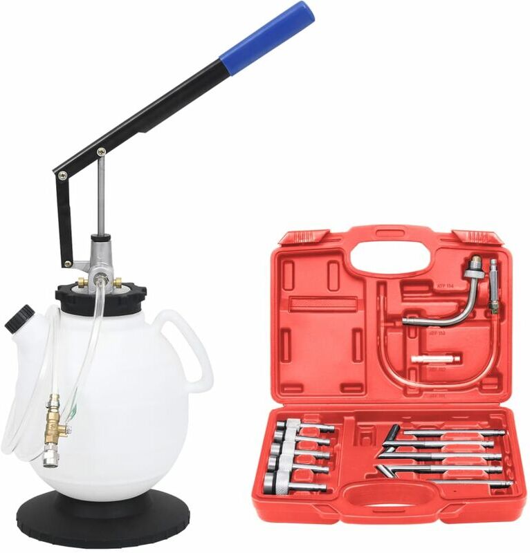 Manual Automatic Transmission Fluid Filler with Tool Set 7.5 l Vidaxl