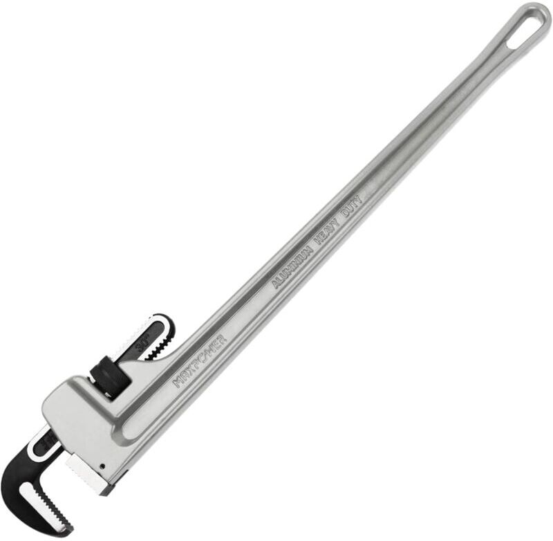 MAX POWER MAXPOWER Pipe Wrench/Spanner, Heavy Duty Aluminum Stillson Plumbing Wrench Straight Pipe Wrench-30-Inch760mm