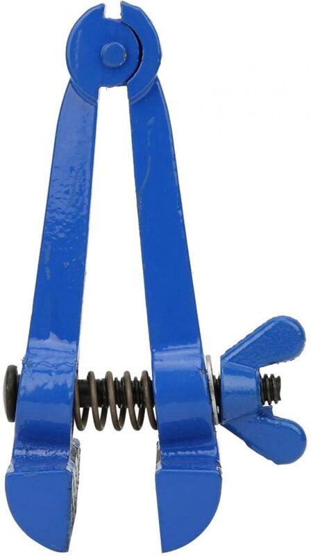 Memkey - Mini Hand Vise, Multi-Purpose Blue Spray Steel Mini Hand Vise, Small Pliers, Hardware Tool Accessories (50mm)