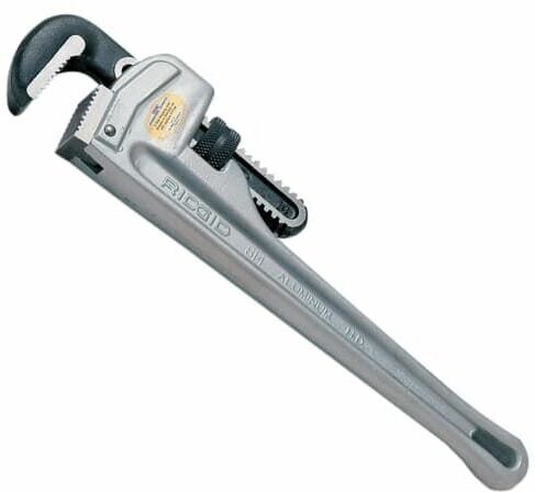 RIDGID Aluminum Straight Pipe Wrench 350mm (14in) RID31095