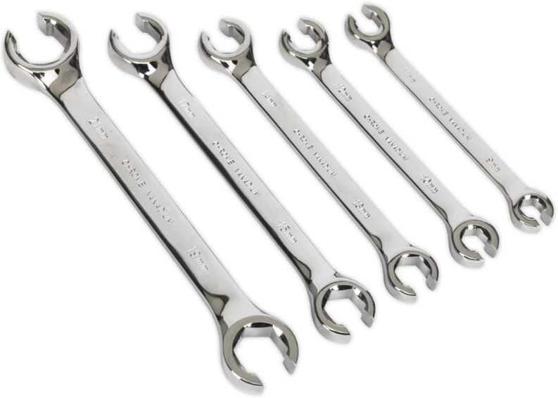 Flare Nut Spanner Set 5pc Metric AK2651 - Sealey
