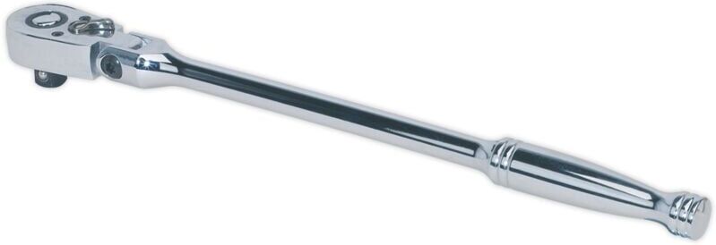 Premier Pear-Head Ratchet Wrench with Flexi-Head & Flip Reverse 3/8''Sq Drive 300mm AK661F - Sealey