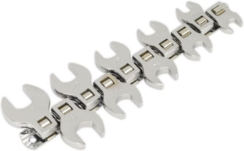 Sealey - Spanner Set Crows Foot Open-End 10pc 3/8'' Drive Metric S0866