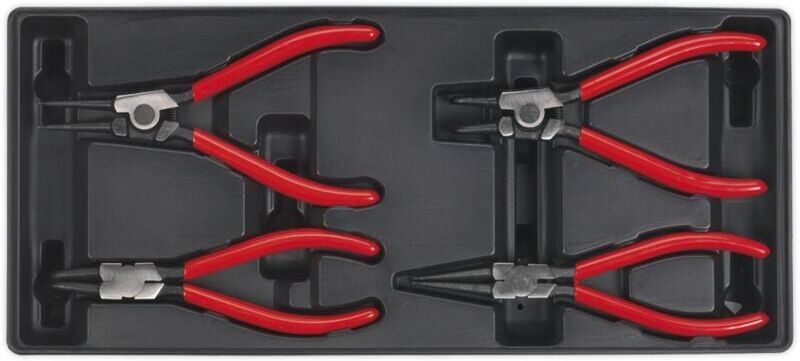 Sealey - TBT03 Premier Circlip Pliers Set with Tool Tray 4pc