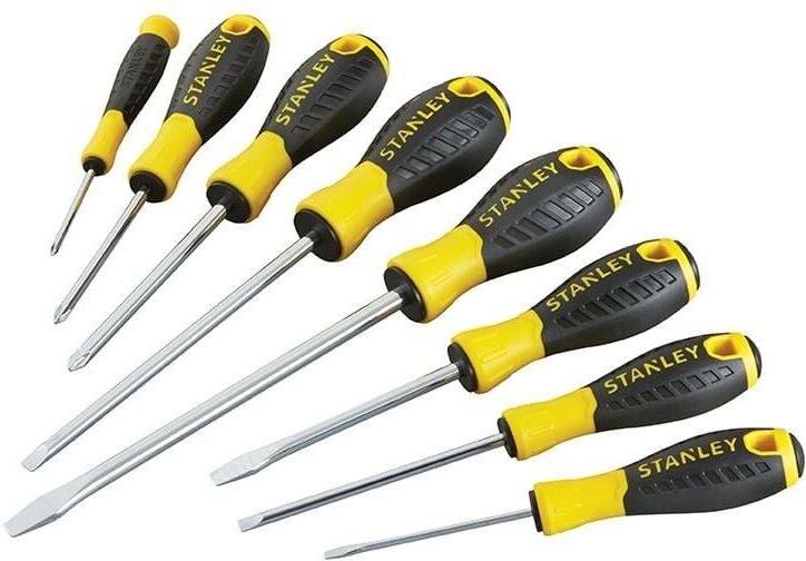 Stanley - 0-60-210 Essential Screwdriver Set, 8 Piece sl/ph STA060210