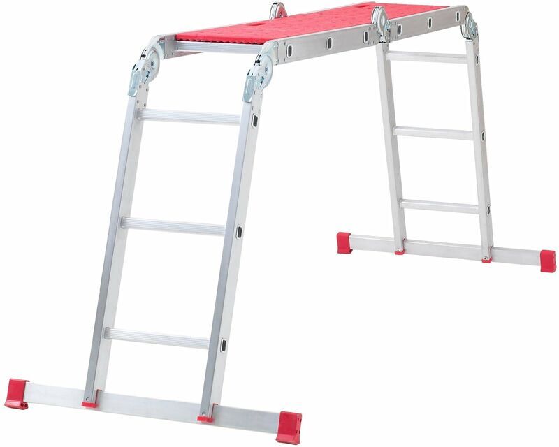 Aluminium 12 in 1 Multi-Purpose Ladder with Platform - Werner