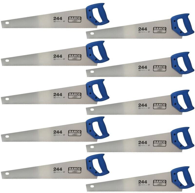 Bahco - x10 244 Hardpoint 22'' Hand Saw Medium Cut 500mm BAH24422 244-22-U7/8HP