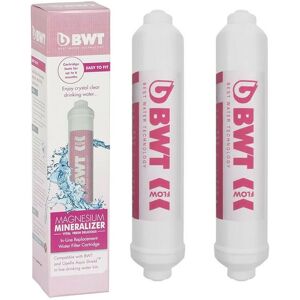 2x BWT Magnesium Mineralizer In Line Water Filter Cartridge Filter Tap 6 Months