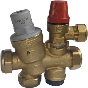 Caleffi - 22mm 3.0 bar/8.0 bar - Multibloc Inlet Control Valve