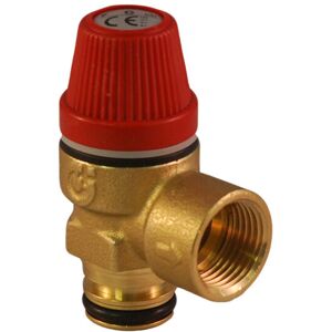 Caleffi - 6 Bar Pressure Relief Valve 1/2 Push Fit O-Ring 312007CST